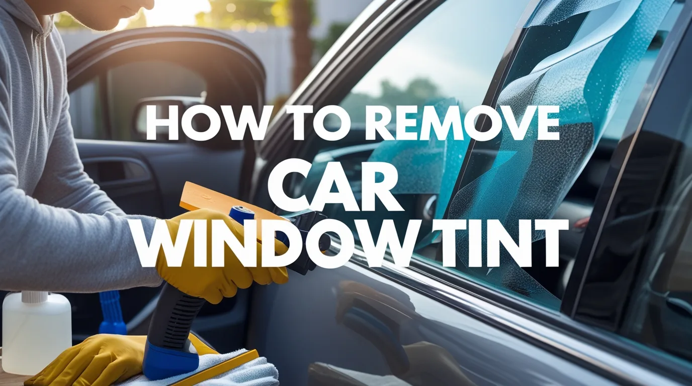 how to remove car window tint