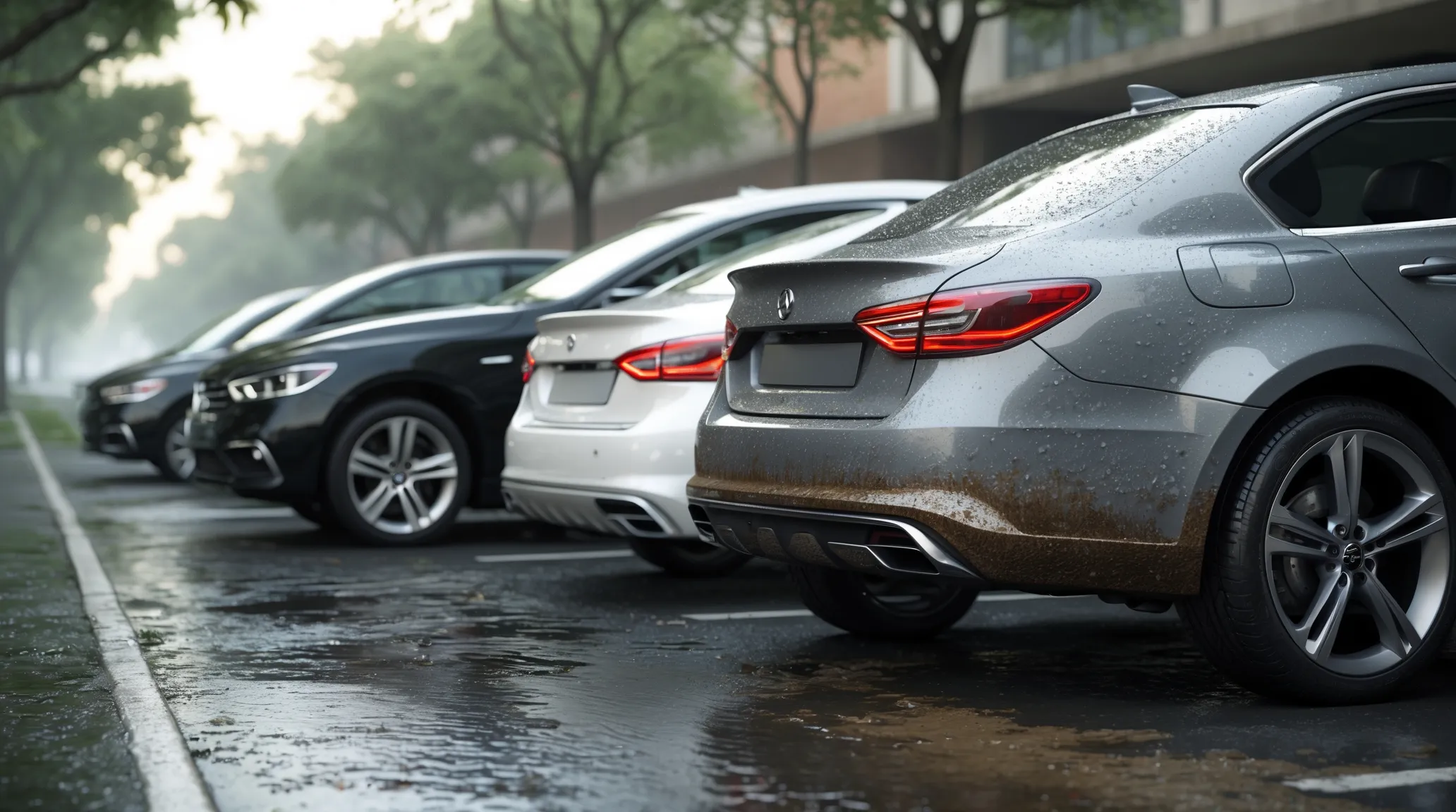 what color car hides dirt best